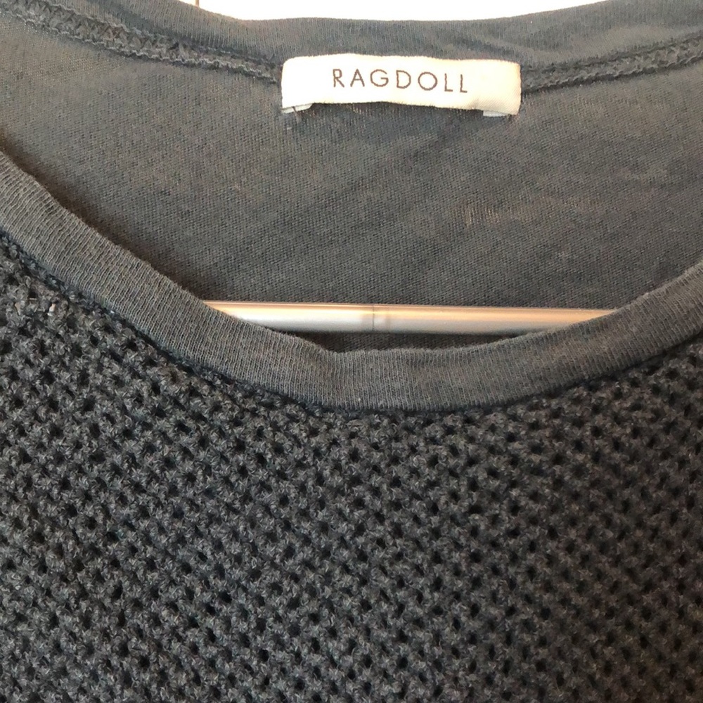 RAGDOLL Mesh Cropped Tee - Picture 3 of 3